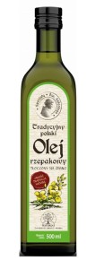 Tradycyjny olej rzepakowy tłoczony na zimno 500ml SPECJAŁY ŚW. ANTONIEGO