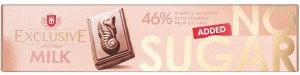 Czekolada mleczna 46% kakao bez cukru, słodzona erytrytolem KETO 50 g TAITAU