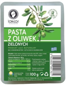 Pasta z oliwek zielonych 100g IORGOS