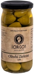 Oliwki zielone całe 360/220g IORGOS