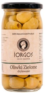 Oliwki zielone drylowane 360/180g IORGOS