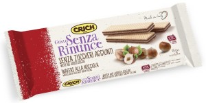 Wafelki z kremem z orzechów laskowych bez dodatku cukru 175 g CRICH