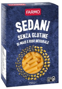 Makaron sedani kukurydziano-ryżowy bezglutenowy 250 g FARMO