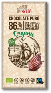 Czekolada gorzka 86% kakao BIO 100 g SOLE