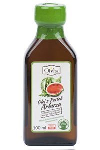 Olej z pestek arbuza tłoczony na zimno nieoczyszczony 100ml - Olvita