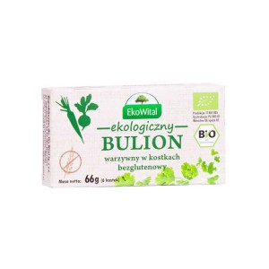 Bulion warzywny w kostkach BEZGL. BIO 66 g EKOWITAL