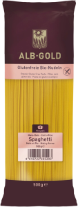 MAKARON (KUKURYDZIANO - RYŻOWY) SPAGHETTI BEZGLUTENOWY BIO 500 g - ALB GOLD