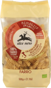 MAKARON (ORKISZOWY) FUSILLI BIO 500 g - ALCE NERO