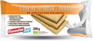 PIECZYWO CHRUPKIE RYŻOWO-KUKURYDZIANE BEZGLUTENOWE BIO 200 g - FIORENTINI