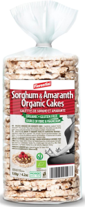 WAFLE Z SORGO I AMARANTUSA BEZGLUTENOWE BIO 120 g - FIORENTINI