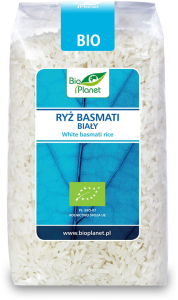 RYŻ BASMATI BIAŁY BEZGLUTENOWY BIO 500 g - BIO PLANET