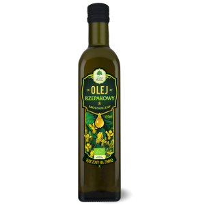 OLEJ RZEPAKOWY VIRGIN BIO 500 ml - DARY NATURY