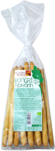 PALUSZKI GRISSINI Z ROZMARYNEM BIO 150 g - LA BUONA TERRA