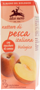 NEKTAR BRZOSKWINIOWY BIO 200 ml - ALCE NERO