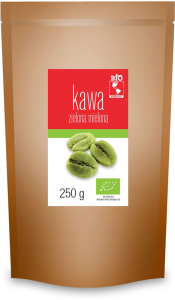 KAWA ZIELONA MIELONA BIO 250 g - BIO AMERYKA
