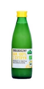 Sok z cytryn 100% BIO 250 ml EKOWITAL
