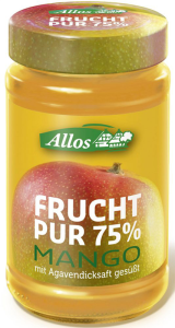 MUS Z MANGO (75% OWOCÓW) BIO 250 g - ALLOS