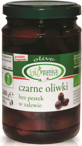 OLIWKI CZARNE BEZ PESTEK W ZALEWIE SŁOIK BIO 280 g - BIO ORGANICA ITALIA (BIORGANICA NUOVA)