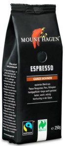 KAWA ZIARNISTA ESPRESSO FAIR TRADE BIO 250 g - MOUNT HAGEN