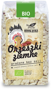 ORZESZKI ZIEMNE PRAŻONE BEZ SOLI BIO 350 g - BIO PLANET