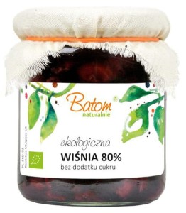 WIŚNIA 80% B/C BIO 260 g - BATOM