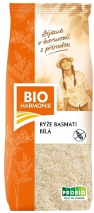 Ryż basmati biały bezglutenowy BIO 500g - BIOHARMONIE