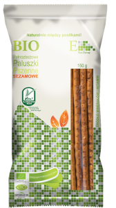 PALUSZKI Z SEZAMEM BIO 150 g - ENVOY