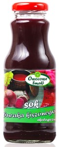 SOK Z BURAKA KISZONEGO NFC BIO 250 ml - OWOCOWE SMAKI