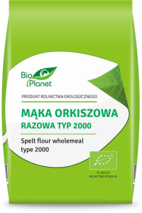 MĄKA ORKISZOWA RAZOWA TYP 2000 BIO 500 g - BIO PLANET