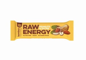 Baton RAW ENERGY orzech ziemny-daktyl BEZGL. 50 g BOMBUS
