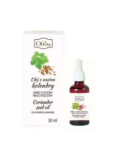 Olej z nasion kolendry zimno tłoczony 50 ml OL'VITA
