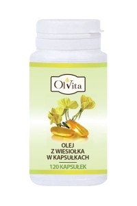Olej z wiesiołka w kapsułkach, 120 kapsułek OL'VITA
