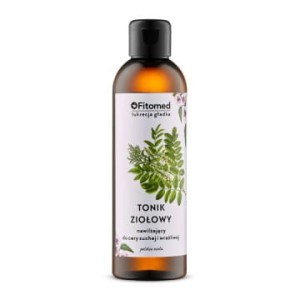 Tonik ziołowy nawilżający do cery suchej i wrażliwej Lukrecja gładka 200ml  FITOMED
