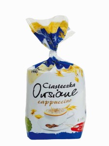 Ciasteczka owsiane cappucino B/C BIO 150 g ANIA