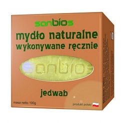 Mydło naturalne jedwab 100g - Sanbios