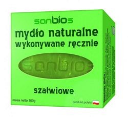 Mydło naturalne szałwia 100g - Sanbios