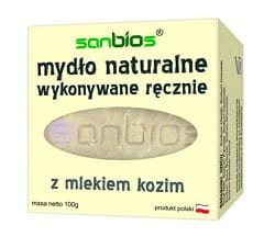 Mydło naturalne z mlekiem kozim 100g - Sanbios