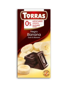 Czekolada gorzka z bananem BC 75g TORRAS