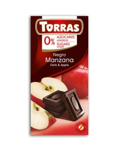 Czekolada gorzka z jabłkami 75 g TORRAS