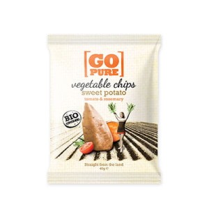 Chipsy z batatów BEZGL. BIO 40 g  GO PURE