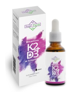 WITAMINA K2+D3 W KROPLACH (100mcg+2000IU) 30 ml - SOUL FARM