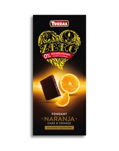 Czekolada gorzka z pomarańczami bez dodatku cukru 125g TORRAS