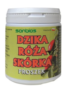 Dzika róża skórka proszek 200g SANBIOS