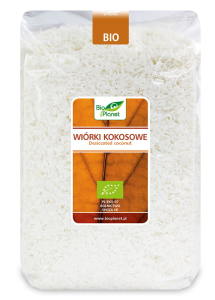 WIÓRKI KOKOSOWE BEZGLUTENOWE BIO 1 kg - BIO PLANET