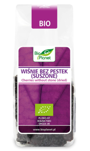 WIŚNIE BEZ PESTEK (SUSZONE) BIO 100 g - BIO PLANET
